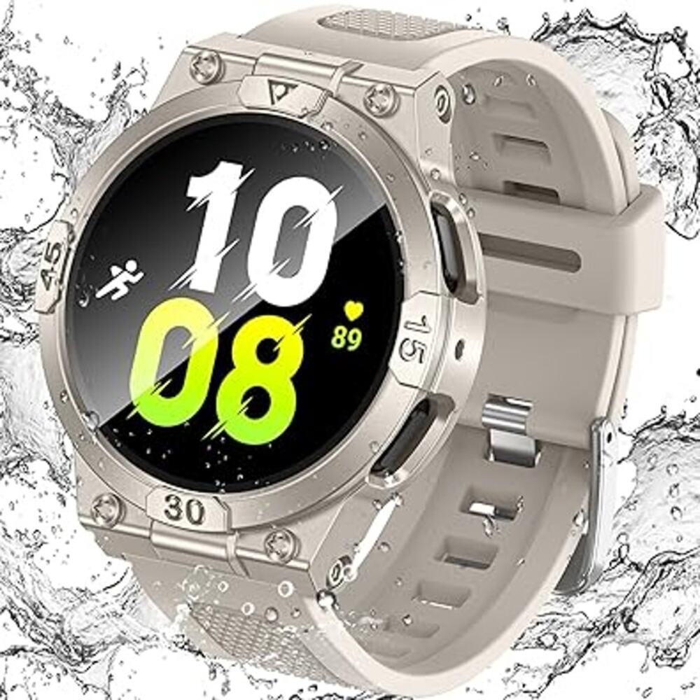 Goton 3 in 1 Waterproof Case and Band for Samsung Galaxy Watch